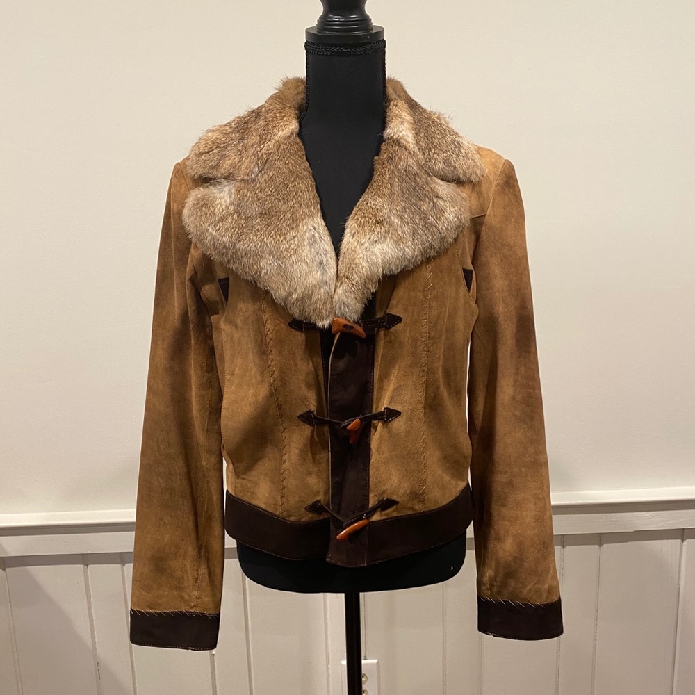 Vakko suede jacket